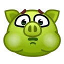 Емодзі Pig Emoji 🤢