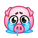 Эмодзи Pig Emoji 😭
