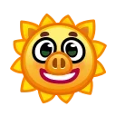 Емодзі Pig Emoji 🌞