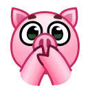 Емодзі Pig Emoji 🙊