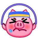 Pig stickers emoji 🛻
