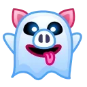 Pig stickers emoji 👻