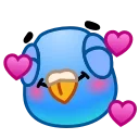 Эмодзи Pigeon Emoji 🥰