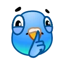 Эмодзи Pigeon Emoji 🤫