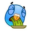 Эмодзи Pigeon Emoji 🤮
