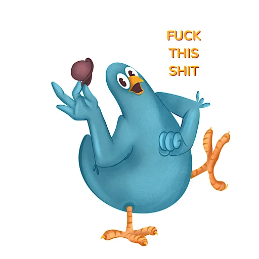 Pigeon soup emoji 🤠