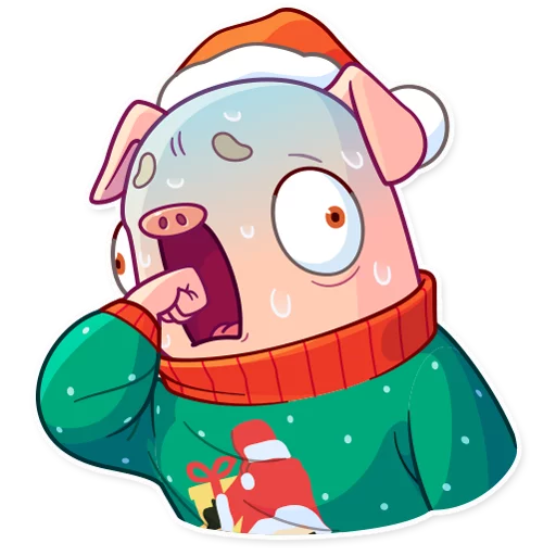 Mr. Piggy emoji 😨