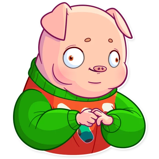 Стікер Telegram «Mr. Piggy» 😶