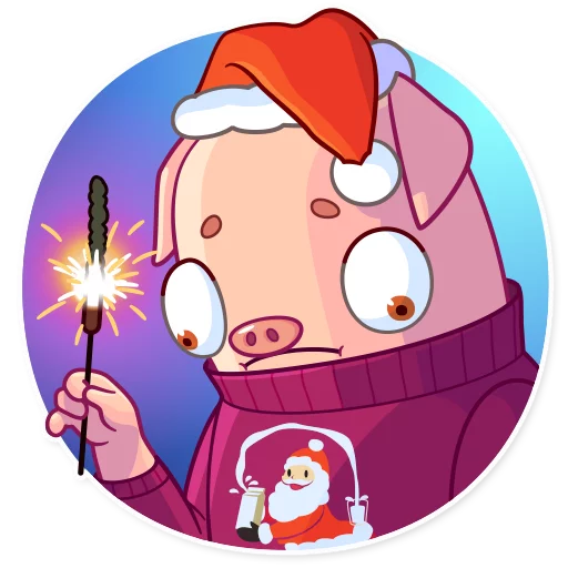 Стікер Telegram «Mr. Piggy» 😕