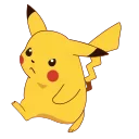 Pikachu  stiker 😠