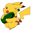 Эмодзи Pikachu 🍾