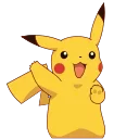 Pikachu emoji 👋