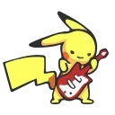 Эмодзи Pikachu Emoji Pack 🎸