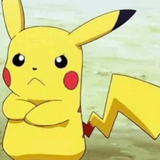 Эмодзи Pikachu Mood 🤨
