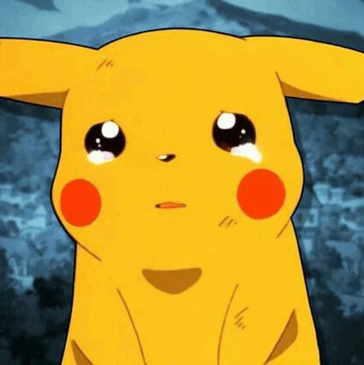Эмодзи Pikachu Mood 😕