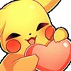 Емодзі Pikachu emoji ❤️