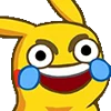 Емодзі Pikachu emoji 🤣