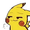 Емодзі Pikachu emoji 😏