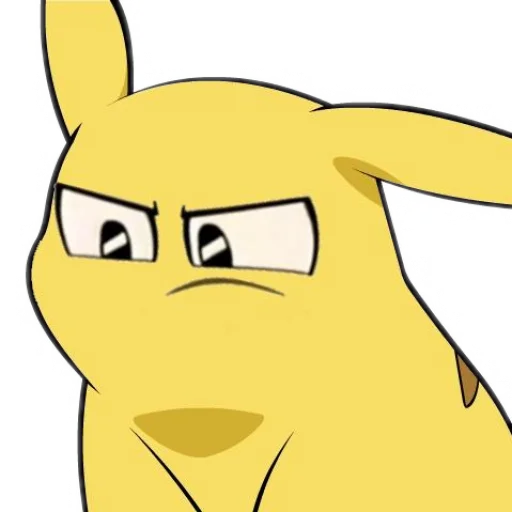 Эмодзи Pikachu Faces 😠