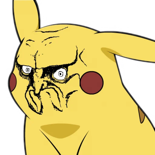 Pikachu Faces emoji ☹️