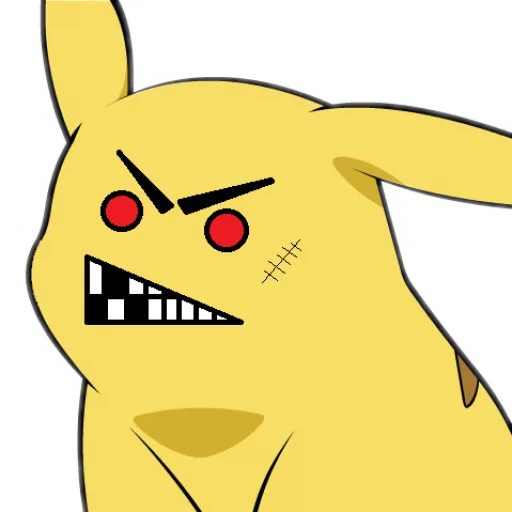 Pikachu Faces emoji 😈