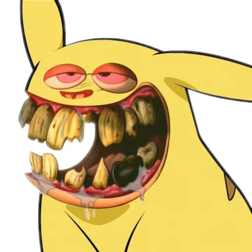 Емодзі Pikachu Faces 🤤
