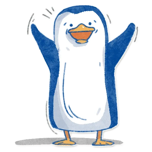 Telegram stiker «Pinguinki» 👋