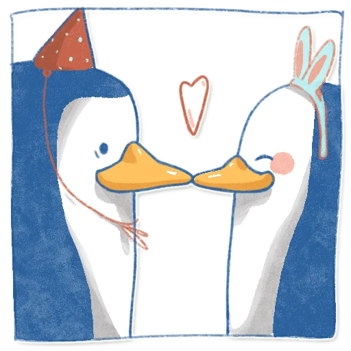 Pinguinki stiker 👩‍❤️‍👨