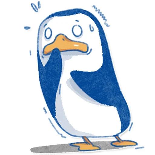 Pinguinki stiker 😧