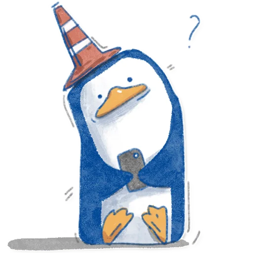 Pinguinki sticker 🤨