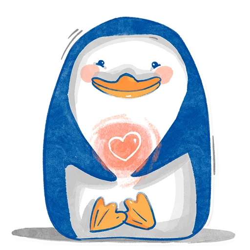 Pinguinki stiker ❤️