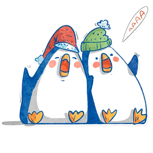 Pinguinki stiker 🥳