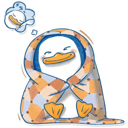 Стикер Telegram «Pinguinki» 😴
