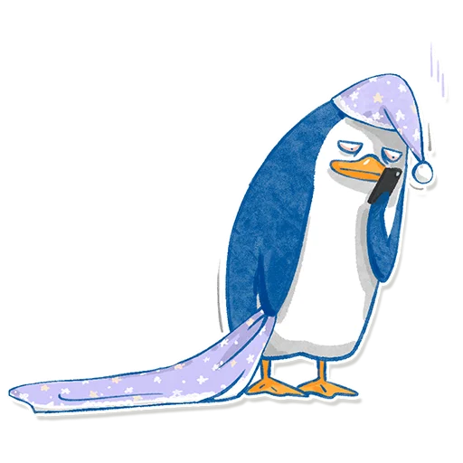 Pinguinki sticker 😴