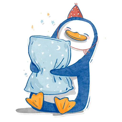 Telegram Sticker «Pinguinki» 😴