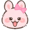 Эмодзи Pink Bunny 😳
