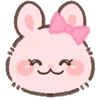 Эмодзи Pink Bunny ☺️