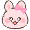 Эмодзи Pink Bunny 🥹