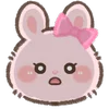 Эмодзи Pink Bunny 😯