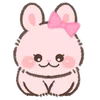 Pink Bunny emoji 🐇
