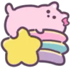 Pink Cat emoji 💫