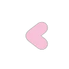 Pink emoji ⬅️