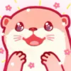 Емодзі Pink Otter ✨