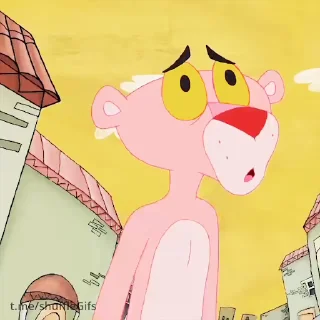 Эмодзи Розовая пантера 🤔