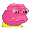 Розовый Пепе emoji 😠