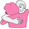 Розовый Пепе emoji 🤗