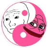 Telegram emoji «Розовый Пепе» ☯️