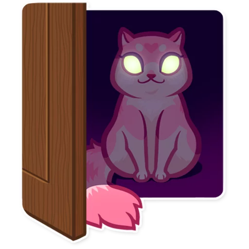 Стикер Telegram «Pussy Cat» 
