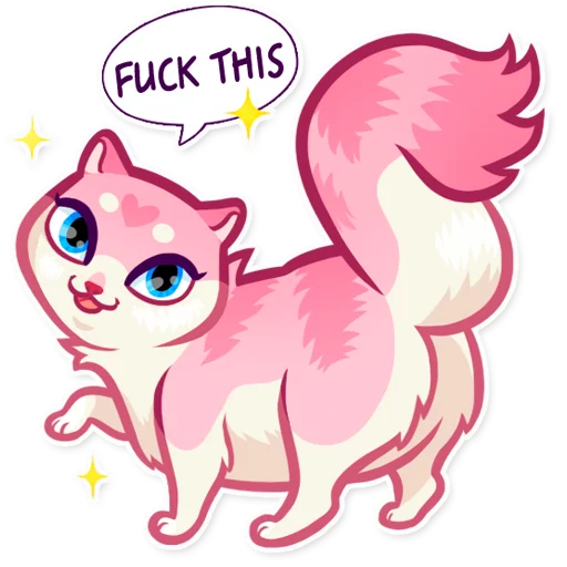 Стікер Telegram «Pussy Cat» 