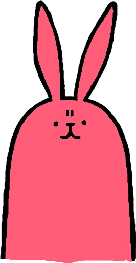 Pink Rabbit stiker 😊